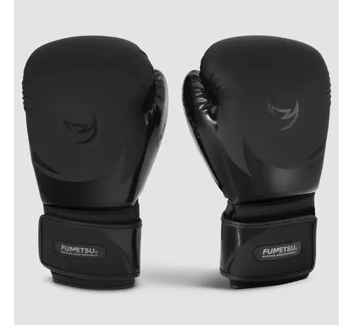 Fumetsu Zwart/Zwart Fumetsu Ghost S3 bokshandschoenen voor kinderen