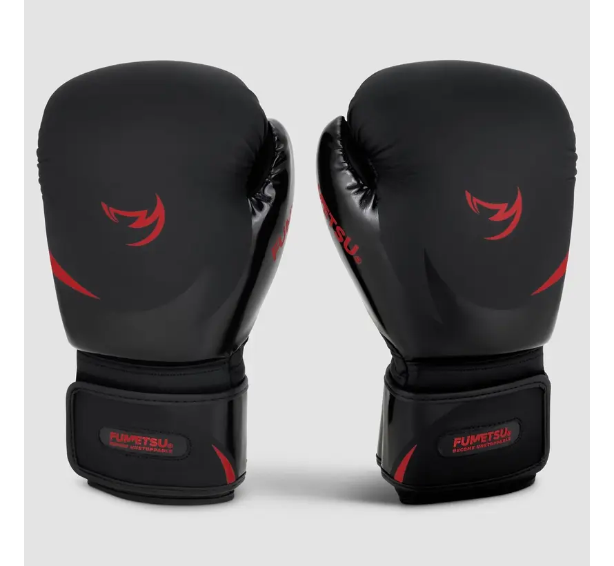 Zwart/rode Fumetsu Ghost S3 bokshandschoenen voor kinderen
