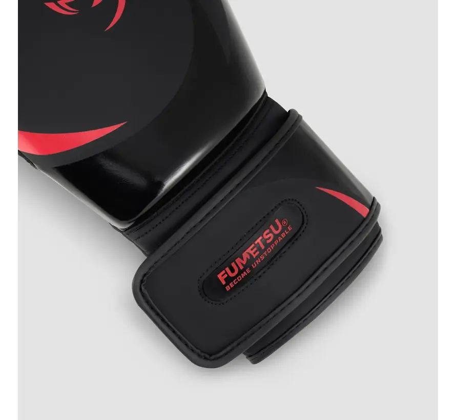 Zwart/rode Fumetsu Ghost S3 bokshandschoenen voor kinderen