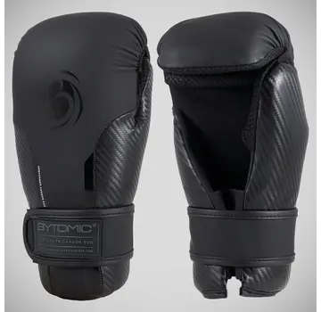Bytomic Zwart/Zwart Bytomic Performer Carbon Evo Pointfighter-handschoenen