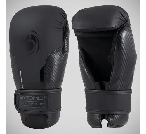 Bytomic Zwart/Zwart Bytomic Performer Carbon Evo Pointfighter-handschoenen