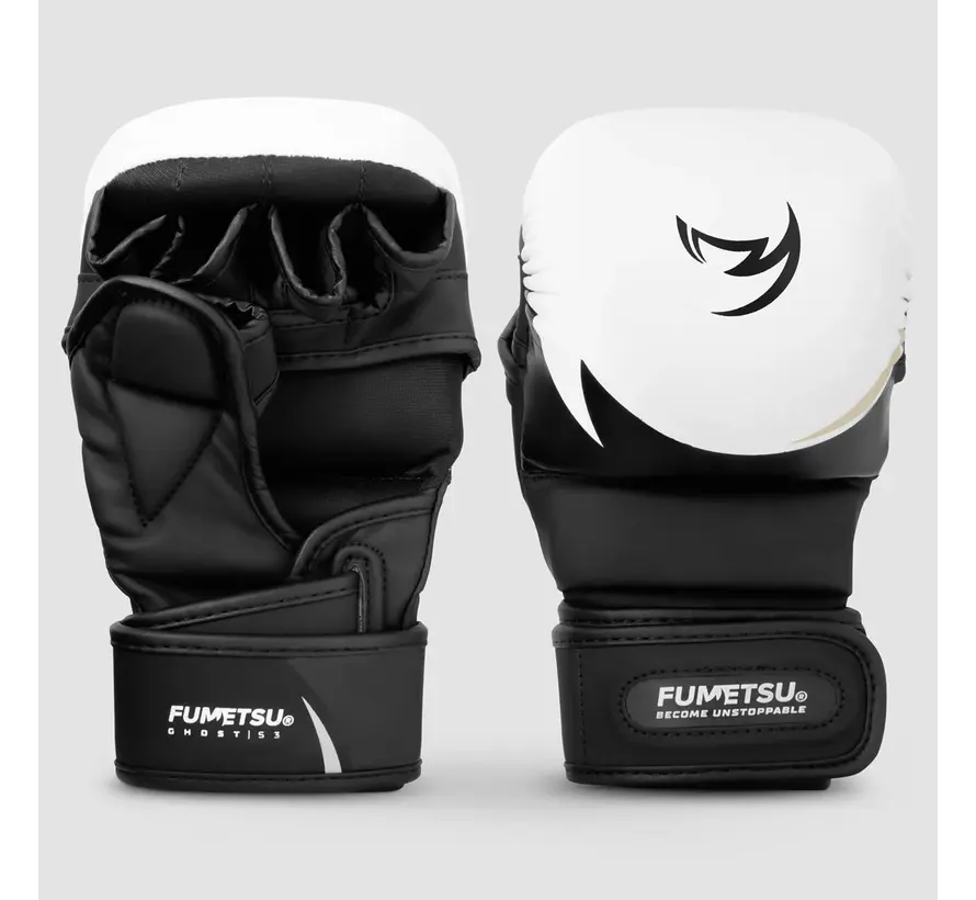 Wit/Zwart/Grijs Fumetsu Ghost S3 MMA-sparringhandschoenen