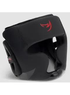 Fumetsu Zwart/rode Fumetsu Ghost S3-hoofdbescherming