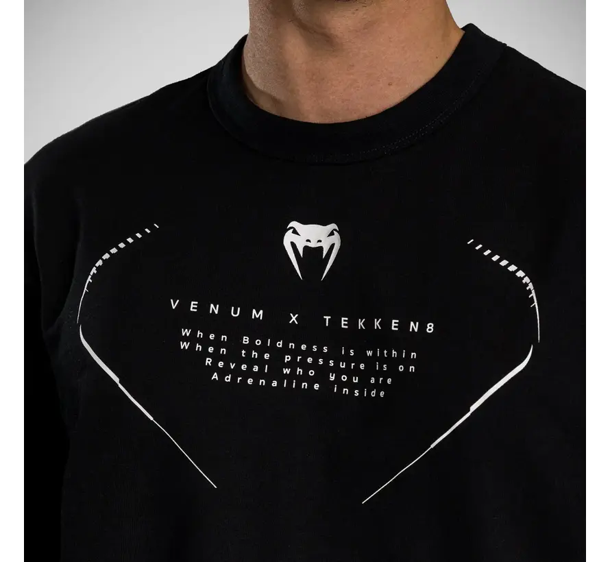 Venum x Tekken 8 Jin Kazama T-shirt zwart/wit