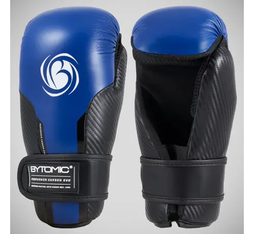 Bytomic Black/Blue Bytomic Performer Carbon Evo Pointfighter Gloves