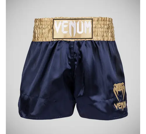 Venum Venum Classic Muay Thai-short marineblauw/goud