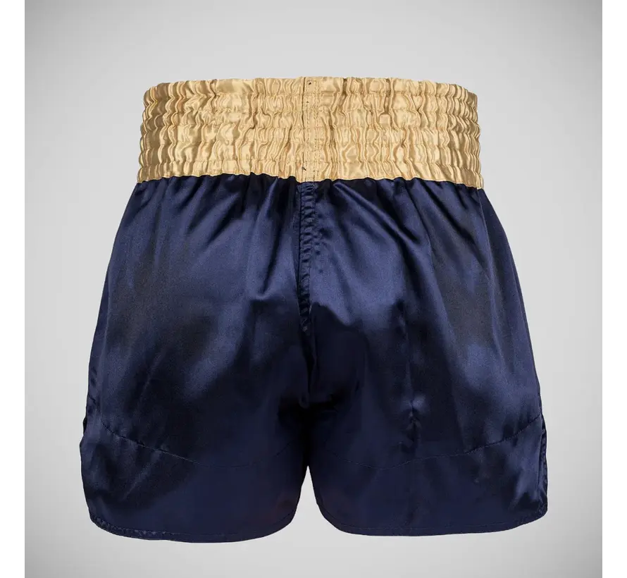 Venum Classic Muay Thai-short marineblauw/goud