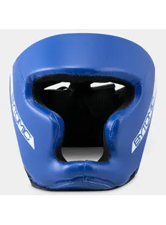 Bytomic Blauw/witte Bytomic Red Label-hoofdbeschermer voor toernooien