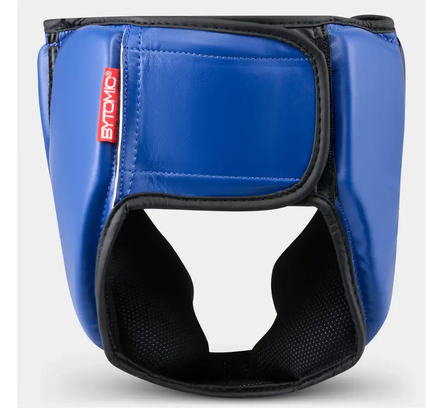 Blauw/witte Bytomic Red Label-hoofdbeschermer voor toernooien