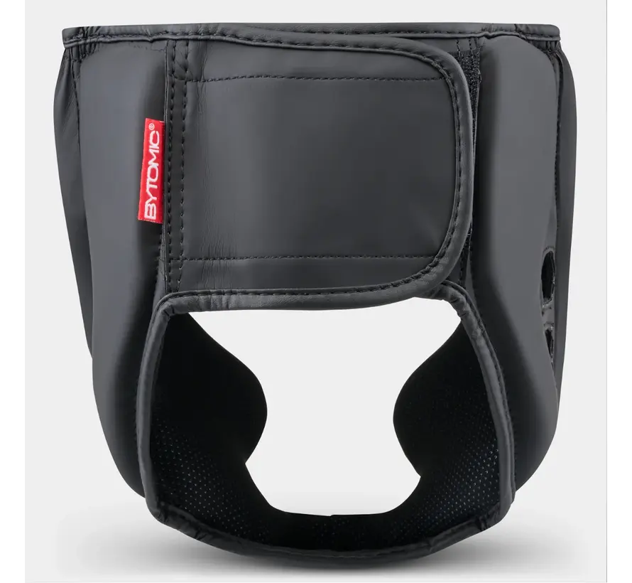 Zwart/Zwart Bytomic Red Label-hoofdbeschermer voor toernooien