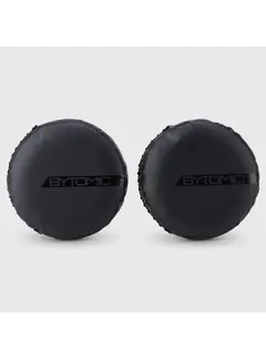 Bytomic Zwarte ronde trapkussen (per paar)