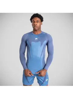 Venum Venum Attack Rashguard met lange mouwen, marineblauw