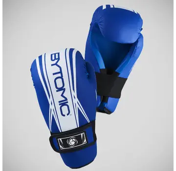 Bytomic Blauw/witte Bytomic Axis V2 Point Fighter-handschoenen