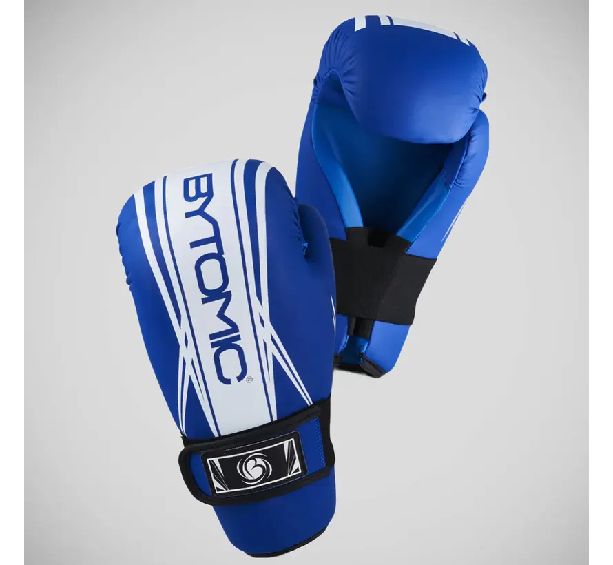 Blauw/witte Bytomic Axis V2 Point Fighter-handschoenen
