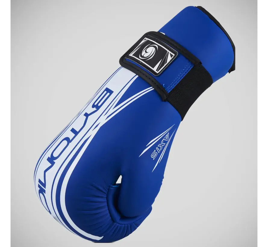 Blauw/witte Bytomic Axis V2 Point Fighter-handschoenen