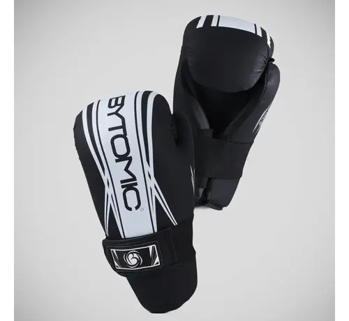 Bytomic Zwart/witte Bytomic Axis V2 Point Fighter-handschoenen