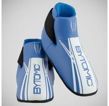 Bytomic Blauw/Witte Bytomic Axis V2 Point Fighter voetbeschermers