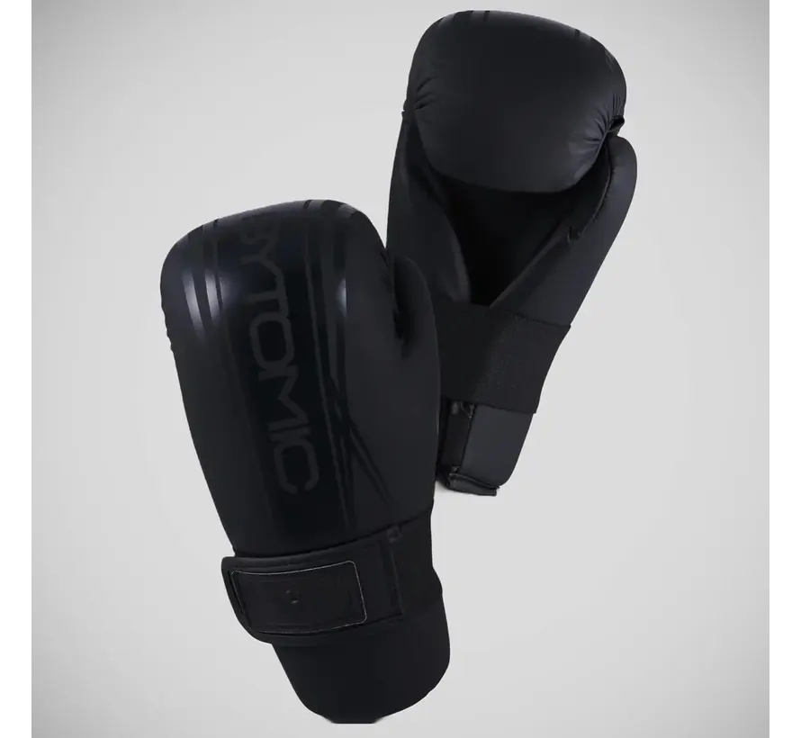 Zwart/Zwart Bytomic Axis V2 Point Fighter-handschoenen