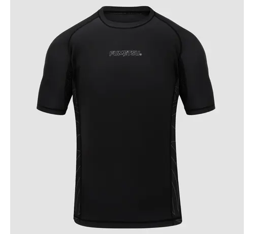 Fumetsu Fumetsu Icon rashguard met korte mouwen, zwart