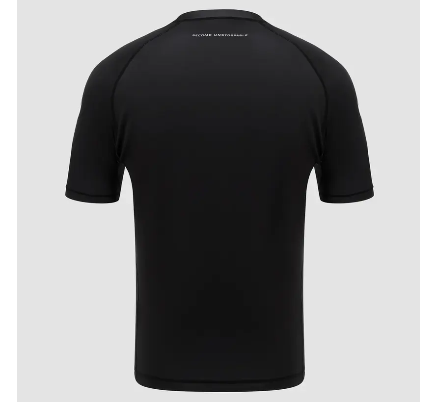 Fumetsu Icon rashguard met korte mouwen, zwart