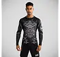 Venum Gladiator 5.0 Rashguard met lange mouwen, zwart/zilver