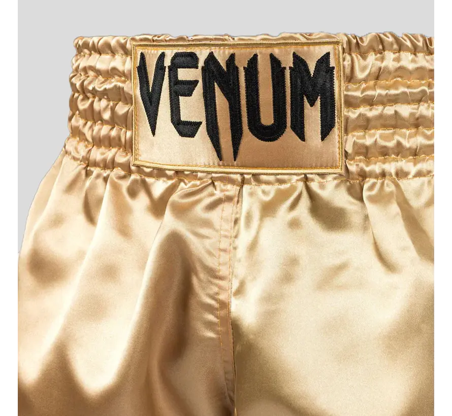Venum Classic Muay Thai-short goud/zwart