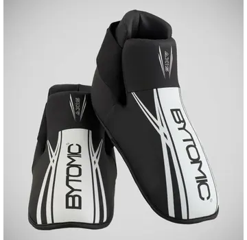 Bytomic Zwart/Wit Bytomic Axis V2 Point Fighter voetbeschermers