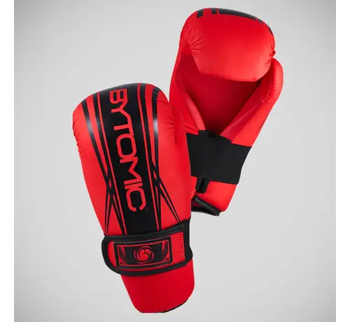Bytomic Rood/zwarte Bytomic Axis V2 Point Fighter-handschoenen