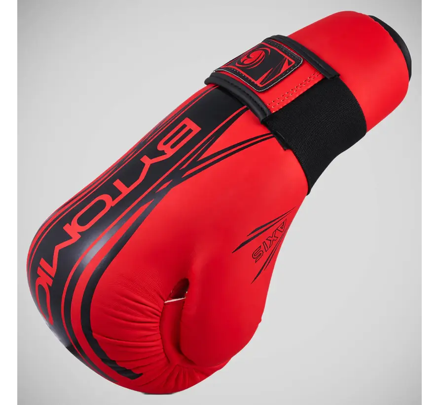 Rood/zwarte Bytomic Axis V2 Point Fighter-handschoenen