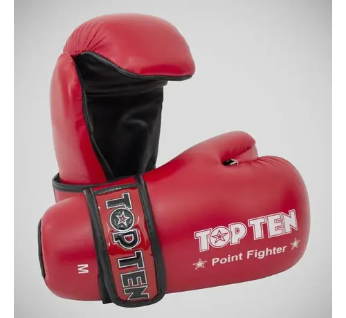 Top Ten Rode Top Ten Pointfighter-handschoenen