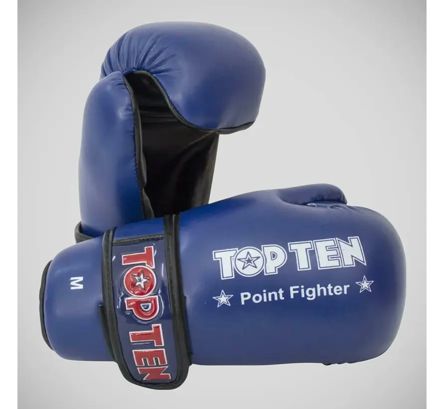Blauwe Top Ten Pointfighter-handschoenen