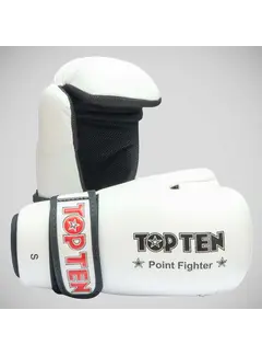 Top Ten Witte Pointfighter-handschoen