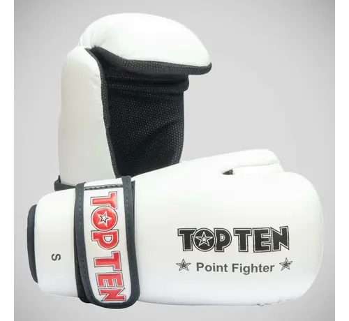 Top Ten Witte Pointfighter-handschoen
