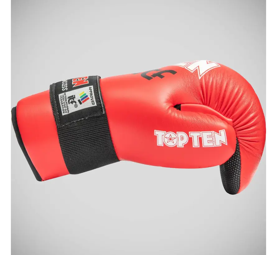 Red Top Ten Open Hand ITF-handschoenen