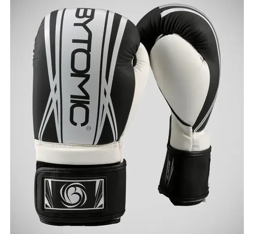 Bytomic Zwart/witte Bytomic Axis V2-bokshandschoenen
