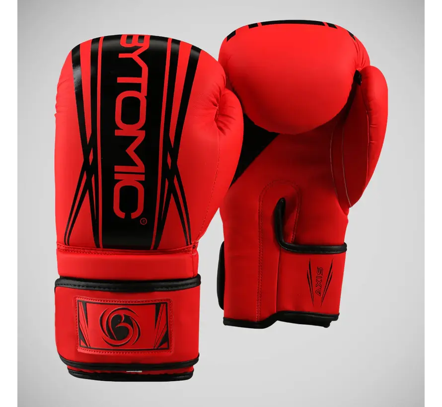 Rood/zwarte Bytomic Axis V2-bokshandschoenen