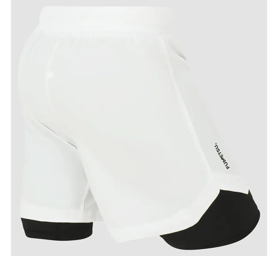 White Fumetsu Origins Dual Layer Shorts