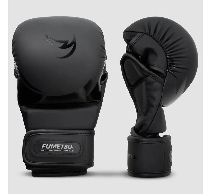 Zwart/Zwart Fumetsu Ghost S3 MMA-sparringhandschoenen voor kinderen