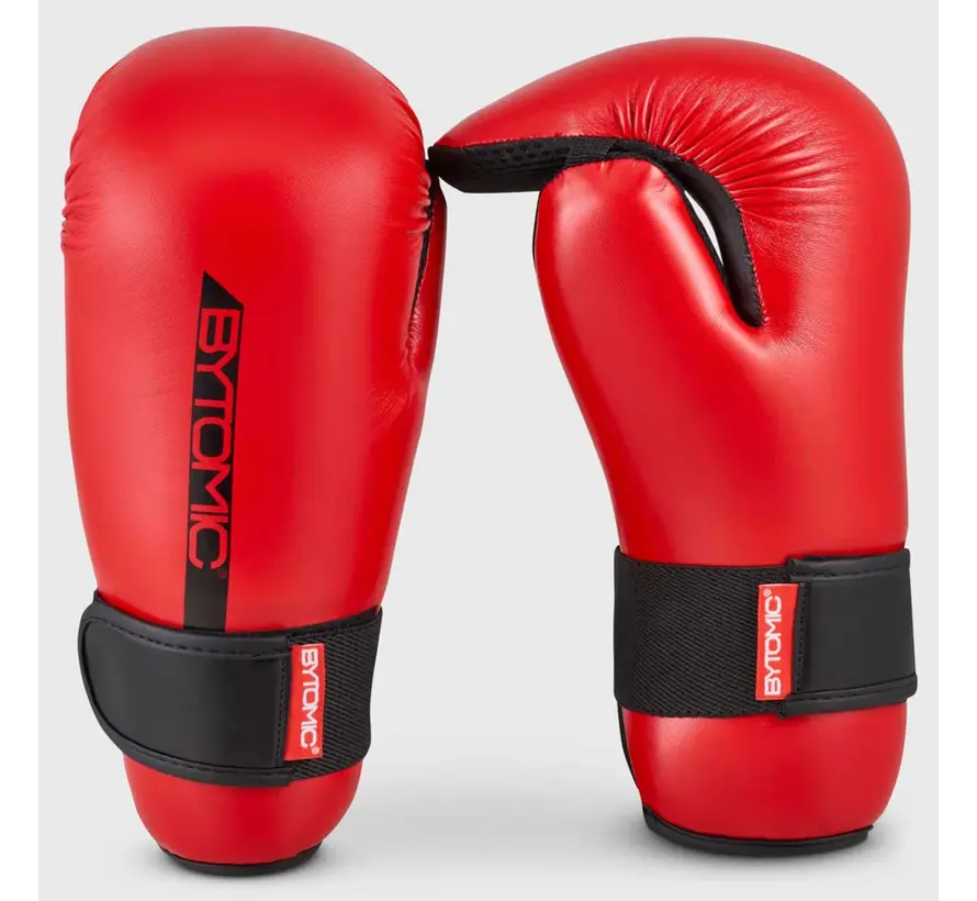Rood/zwarte Bytomic Red Label Pointfighter-handschoenen