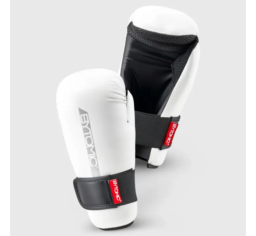 Wit/grijze Bytomic Red Label Pointfighter-handschoenen
