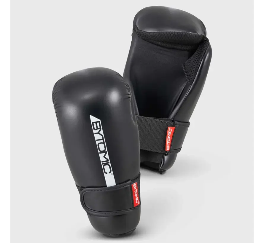 Black/White Bytomic Red Label Pointfighter Gloves