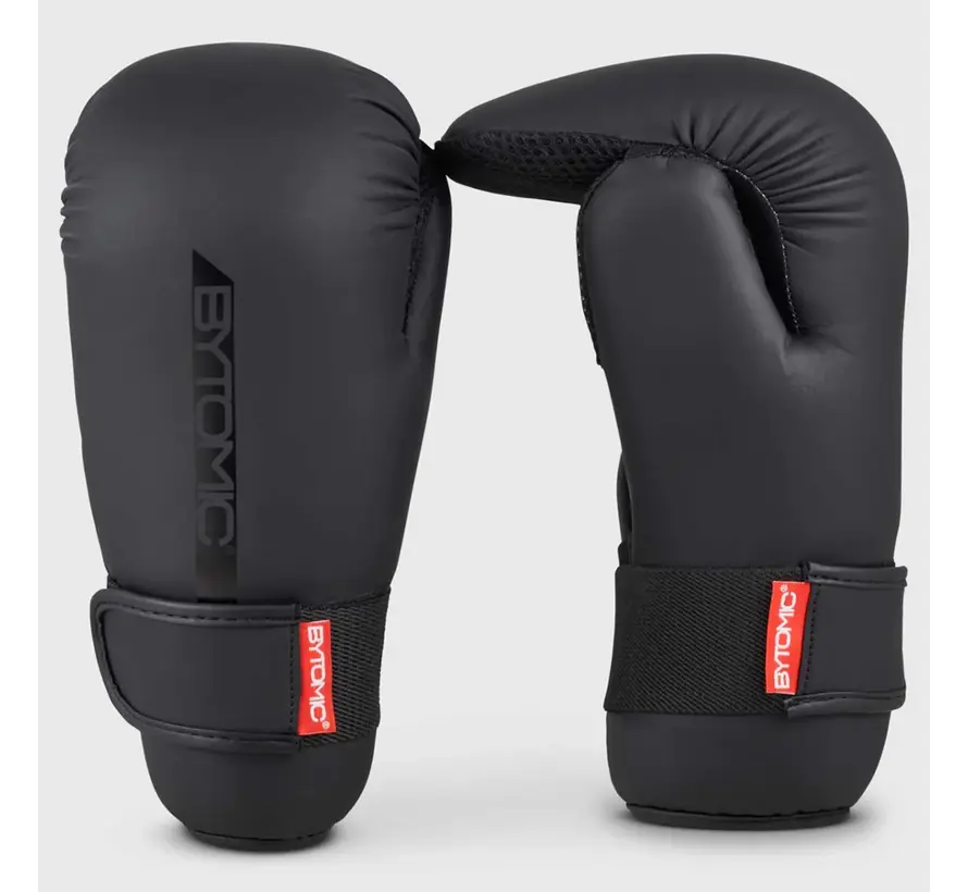 Zwart/Zwart Bytomic Red Label Pointfighter-handschoenen