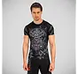 Venum Gladiator 5.0 Rashguard met korte mouwen, zwart/zilver