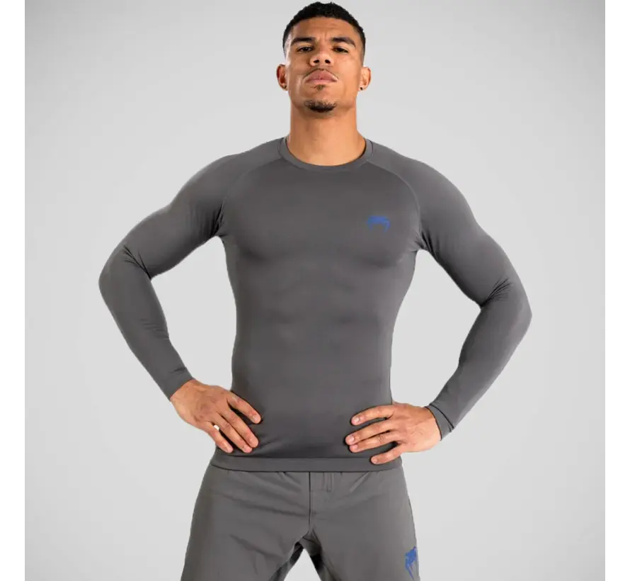 Venum Contender Rashguard met lange mouwen, grijs