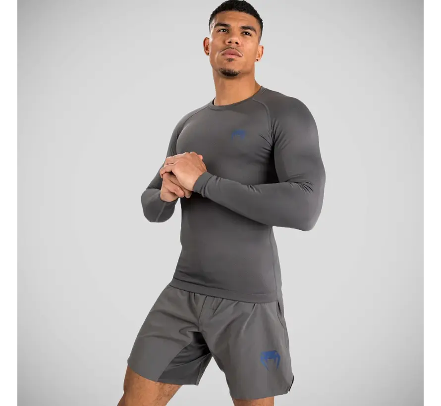 Venum Contender Rashguard met lange mouwen, grijs