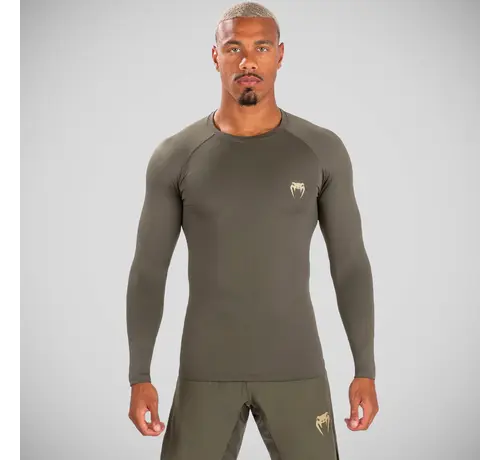 Venum Venum Contender Rashguard met lange mouwen, kaki