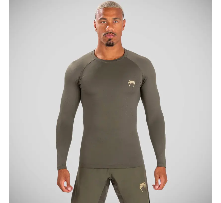 Venum Contender Rashguard met lange mouwen, kaki