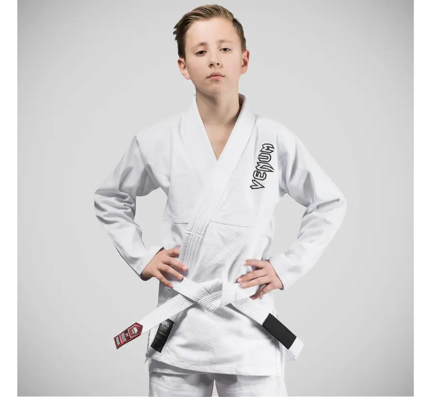 Witte Venum Contender BJJ-gi voor kinderen