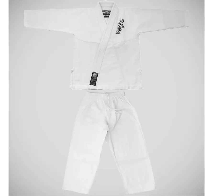 Witte Venum Contender BJJ-gi voor kinderen