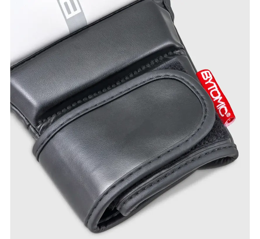 Witte/Grijze/Zwarte Bytomic Red Label MMA-sparringhandschoenen | Best Fightshop